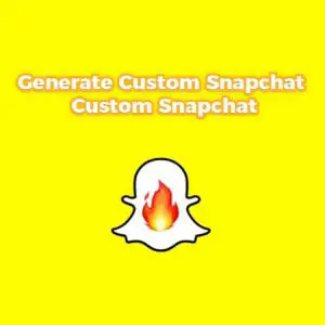 Fake Snapchat generator