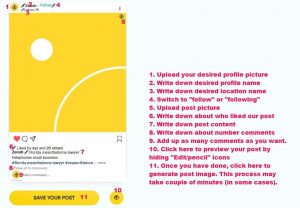 fake instagram post tutorial