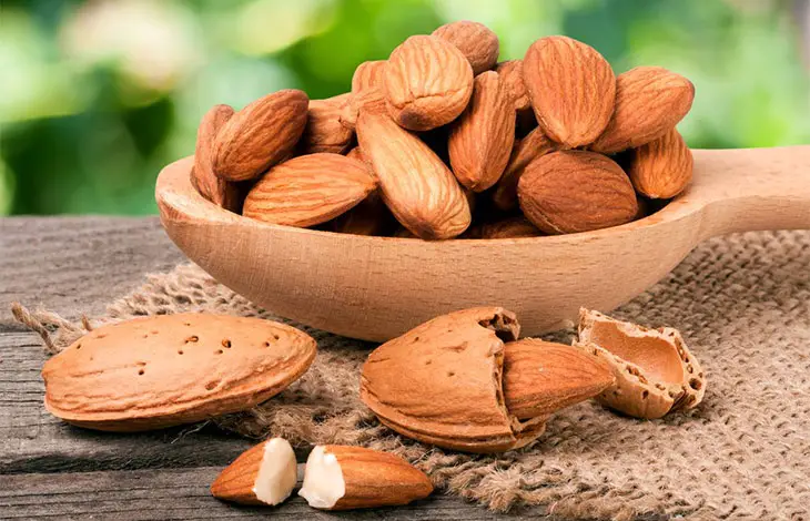 Almonds-TOP 10 HEALTHY FOODS