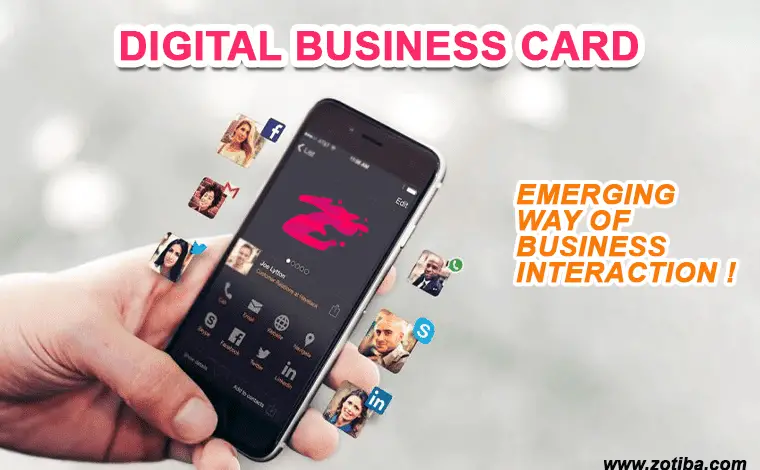 Digital Business Card - emerging way of business interaction