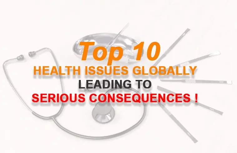 Photo of Top 10 health issues globally, leading to serious consequences !