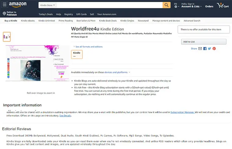 worldfree4u movie : worldfree4u Amazon 
