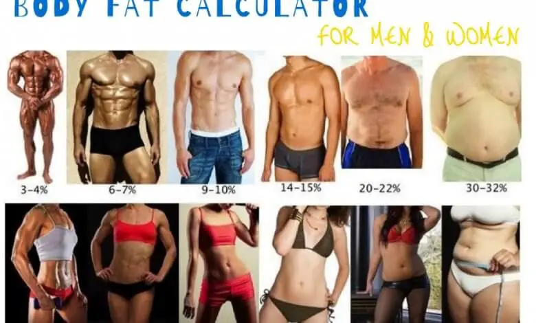Body Fat Calculator for men and women