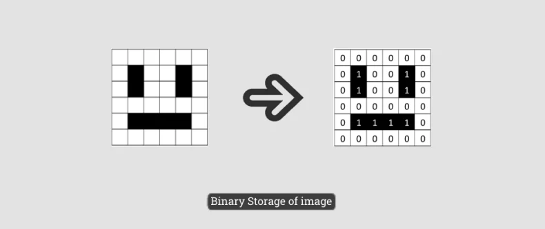 Binary Storage of image on the disk